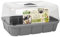 EDA - Mini Serre de Culture 5,7 litres - Taille M - 38 x 25,5 x 19 cm - Gris Anthracite
