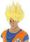 Chaks - Goku Super Saiyajin Perücke, Gelb, Dragon Ball, Kostüm Accessoire für Karneval, Halloween und Anime Fans