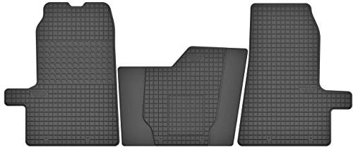 Gummimatten Gummi Fußmatten Satz für Ford Transit VI (2000-2006) / Transit VII (2006-2013) - Passgenau