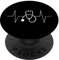Nurse Medical Doctor Stethoscope Heartbeat EKG Nursing PopSockets mit austauschbarem PopGrip