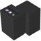 ZCZN 14 Blöcke Haftnotizen schwarz, kleine Klebezettel 51 x 38 mm, Sticky Notes 100 Blatt pro Block für Schule, Zuhause, Büro