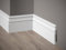 Mardom Decor Plinthe de qualité supérieure - Blanc laqué - MD095P - 200 x 12 x 1,5 cm.