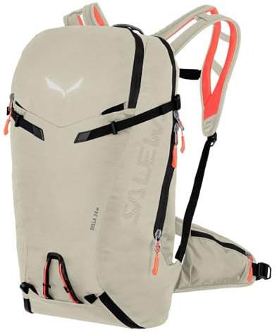 Salewa W Sella 24l Beige - Leichter technischer Damen Skitouren Rucksack, 24l, Größe 24l - Farbe Oatmeal