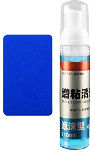 MISOYER Table Tennis Racket Cleaner,100ml Powerful PingPong Cleaning Spray, Table Tennis Cleaning Kit - Rubber Cleaning Maintainance Tool Makes Rackets Last Much Longer