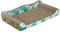 Sharplace Katzenkratzer aus Pappe, Katzenkratzbett, Möbelschutz, Katzensofa, extra große Schleifkralle, Lounge-Couch für Katzen und Kätzchen zum Ausruhen im, Blau 50cmx27cmx9cm