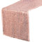 Runner da Tavolo con Paillettes, Runner da Tavolo Oro Rosa Scintillante 30 x 275 cm, Decorazioni da Tavola per Matrimoni, Compleanni, Natale, Baby Shower, Ringraziamento, Banchetti