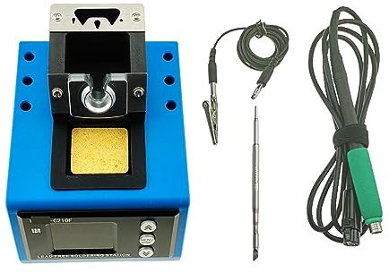 Hot Plate Soldering Station C210F Soldering Station CNB OLED Electric Controller For JBC-210 Tips Auto-sleep Rapid Heating 85W 500C Welding Tools (Color : 1, Size : Sets 2)