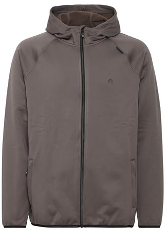 NORTH BEND NBBartos Fleecejacke atmungsaktiv mit Kapuze Power-Stretch-Fleece, Größe:L, Farbe:Magnet (1160)