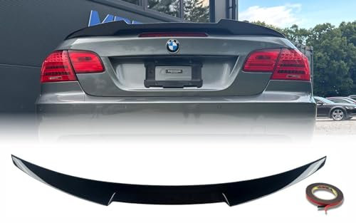 MpTuned BMW E93 M4 Stil Heckspoiler Schwarz glänzend für BMW 3er 2007-2013 cabriolet 318i 320i 330i 340i m340i 318d 320d 330d 340d m340d