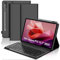 SENGBIRCH Funda con Teclado para Lenovo Tab P12 12.7, Lenovo Tab P12 Funda Teclado, Español Ñ Bluetooth Inalámbrico Desmontable para Lenovo P12 Tablet 2023 12.7 TB370FU, Negro