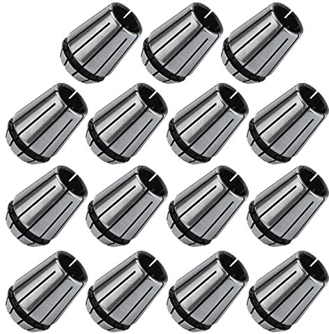 ER25 Collet Chuck Set 15pcs Self-release Design Spring Collet Chuck Milling Lathe Tool Holder for CNC Milling Lathe Hardened & Precision Ground, Widely Used in Machining