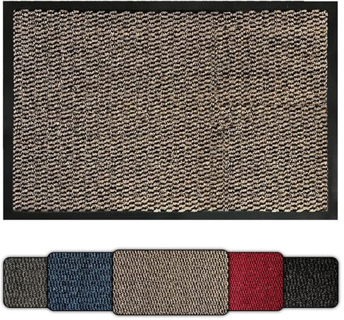 Wadan Door Matts Indoor & Outdoor | Stylish Door Mat with Non Slip Rubber Backing | Anti Slip Super Absorbent & Easy to Clean | Use as Kitchen Mat
