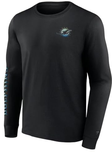 Miami Dolphins NFL Langarm T-Shirt Shirt Sweatshirt Gradient LS Crew