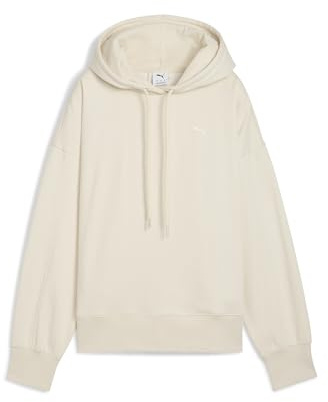 PUMA Unisex Her Oversized Hoodie FL Kapuzenpullover, Alpine Snow, L EU