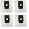 SMZhomeone Vliesstoffe Staubbeutel Für 360 S8 Plus Für 360 Für Botslab S8 Plus Für Choice R2 Plus Zubehör Ersatz Staubbeutel Große Kapazität Effiziente Filterung(4 PACK)