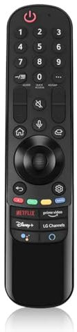 LG Fernbedienung für Smart TVs, Kompatibel mit All LG TV Modellen MR20GA, MR21GA, MR22GA, MR23GA, MR24GA mit Pointer, Passend für LG UHD, OLED, QNED, NanoCell 4K/8K, Ersatzfernbedienung