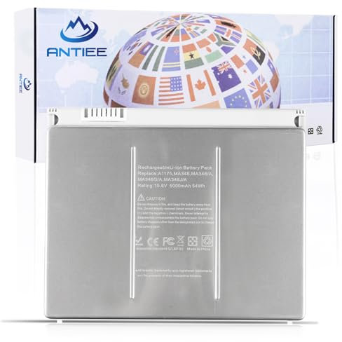 ANTIEE A1175 A1150 A1211 A1226 A1260 Laptop Akku Kompatibel mit MacBook Pro 15 inch (2006 2007 2008 Version) MB133XA MB133LLA MA348 MA348GA MA348JA MA348LLA MA348*A MB134XA MA463 MA463CH/A