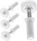 LOORGVEL 4pièces Quincaillerie Pour Porte Pliante Acier Inoxydable Kit De Charnières Pivotantes Pour Portes De Placard Pliantes Et Facile À Installer