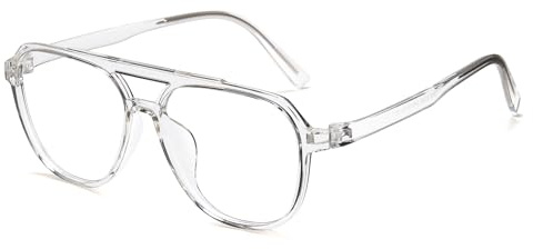 Cyxus Pilot Blaulichtfilter Brille Damen Herren Ohne Stärke Mode Computer Schutzbrille Bildschirmbrille für den Einsatz im Büro 8196