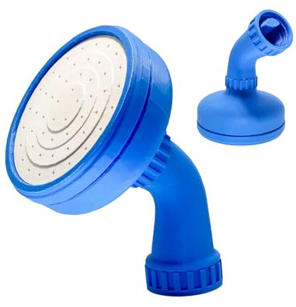 Ducha con botella de agua, cabezal de ducha portátil, accesorio pulverizador ligero, diseño eficiente de agua, fácil conexión de botella, ideal para baño al aire libre y uso en el jardín de viaje