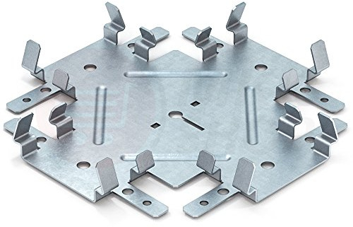 Connettore di livello premium per profili CD, cartongesso, gancio diretto per soffitto, 48 pezzi