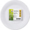 Heku 30405-1: 100 Assiettes en carton blanc, rondes, Ø 18 cm, 100 % fibre fraîche sans revêtement