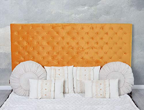 Bettkopfteil Samt Betthaupt Boxspringbett Kopfteil Polsterkopfteil Wandkissen fha044 Palazzo Exklusiv