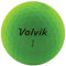 Volvik Vivid Golfbälle, mattgrün, Dutzend, groß