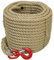 WerkaPro 10592 - Seilrolle mit Haken 30 m - D 20 mm - Das Seil ist in 4 Fäden aus Polypropylen geflochten