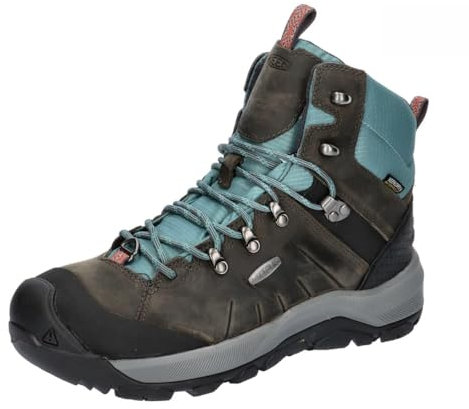 KEEN Damen Revel 4 Mid Polar Schneestiefel, Grau, 39.5 EU