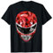 Power Rangers Red Ranger Polygon Helmet T-Shirt