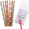 Baker Ross AX270 Bleistift-Set mit Monster-Aufdruck, 12 Stück, Halloween-Geschenke, Ideal für Kinder, Schulset, Hausaufgaben, Schule, Klassenarbeit, Partytaschen