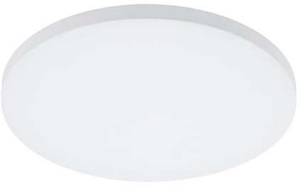 Eglo connect LED lampada da soffitto Turcona-C, dimmerabile | acciaio, alluminio, plastica bianca, telecomando, cambio temperatura colore (caldo, neutro, freddo), RGB, Ø 30 cm