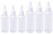 nuoshen 6 Pcs Clear Squeeze Condiment Bottles, 30ml/60ml Plastic Squeeze Dispensing Bottles, Small Dispensing Bottles for BBQ Chilli Sauce Olive Oil Paint Art Liquids Craft Lotion