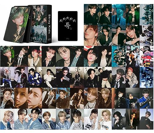 Stray Kids Lomo Karten 54Pcs,Kpop Stray Kids Photocard,Lomo Cards,Stray Kids CIRCUS Neue Album Card Stray Kids Karten Kpop StrayKids Fotokarten