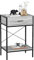 Vida Designs Brooklyn Konsolentische, Holz, Grey, 1 Drawer