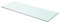 WIFESE Panneau pour Étagère Verre Trempé Transparent 80x30 cm Épaisseur 8 mm Étagère de Maison Magasin Tablette Salle de Bain Chambre à Coucher Autres Accessoires de Salon Étagère de Douche