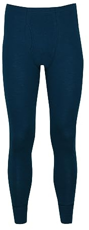 Dilling Long Johns mit Eingriff Herren Unterhosen Merino Thermo Unterwäsche für Wandern Outdoor Ski Baselayer