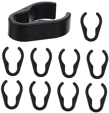 ABOOFAN 10pcs Plastic Mic Cable Clips for Microphone Stand Accessories Cable Organizer Mic Clamps for Home Studio Use