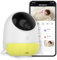 Ellie Babyphone mit Kamera und App, 2K Intelligentes Baby Monitor, Nachtsicht Zwei-Wege-Audio,AI Cry Beruhigendes Schlaflied, virtueller Zaun, Schlafanalyse, Temperatur- & Feuchtigkeitssensor