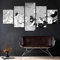 MUICIN Leinwandbilder, 5 Leinwandbilder, 5 Wandbilder, Wohnzimmer Dekor, modulare Wandkunst mit Rahmen, Anime Tokyo Avengers,M