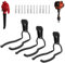 JuforminWeedeater Hanger, String Trimmer Hanger, Weed Eater Rack, Garage Wall Hooks, Power Tool Holder for Garage Wall, Utility Hooks for Garage Tool Organizers and Storage 3Pcs