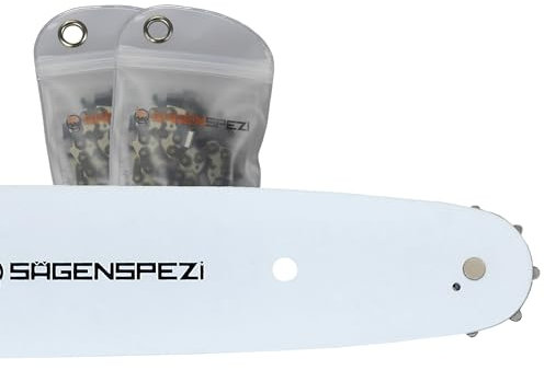 SÄGENSPEZI Set di 2 catene per sega semi-scalpello, 25 cm, 325 mini 1,1 mm, 46 TG, adatte per Husqvarna 330i 535i XP 540i XP T435 T525 T535i XP T540i XP 540 XP Mark III