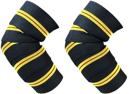 QRONCES Verstellbare Ellenbogenbandage, verstellbare Ellenbogenbandagen für Bodybuilding, Powerlifting, Gewichtheben, Männer und Frauen, Schwarz und Ellenbogenbandagen