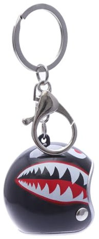 PACKOVE Porte-Clés Casque De Moto Porte Clef Moto Porte-Clés De Voiture Porte-Clés En Métal Créatif, Pendentif Personnalisé, Accessoires De Décoration De De Voiture