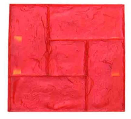 ZBJDX Moule De Timbre en BéTon De Ciment, Timbres en BéTon ImpriméS en PolyuréThane, DéCoration en Pierre à Motif De Brique CarréE