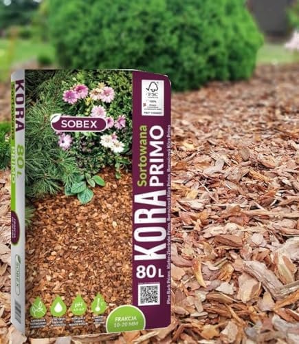 Garden Wood Bark Chippings For Garden | Wood Chips For Mulching, Weed Control, Landscaping, Kids Play Areas, Chicken Bedding I Mulch Decorative Chippings 10-30mm (1200 litres - covers 15sqm)