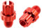 Ronyme 2X Fahrrad Bremshebel Einstellschrauben Bremszubehör Aluminium Bike Shifter Einstellschrauben für Mountainbike Damen, Rot