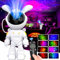 OSORD Astronaut Sternenhimmel Projektor, LED Galaxy Star Nachtlicht, Planetarium Projektor mit Timer, Fernbedienung, Schlafzimmer Deckenprojektion Lampe,Geschenk für Kinder
