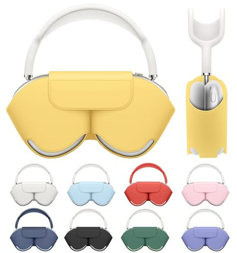 Spugan Smart Case Cover Kompatibel für Apple Airpods Max Hülle, Airpods Max Hülle Unterstützt Schlafmodus, Weiche Kopfhörer Schutzhülle Anti-Scratch Tragbare Tragetasche Reise Case für Airpod Max -
